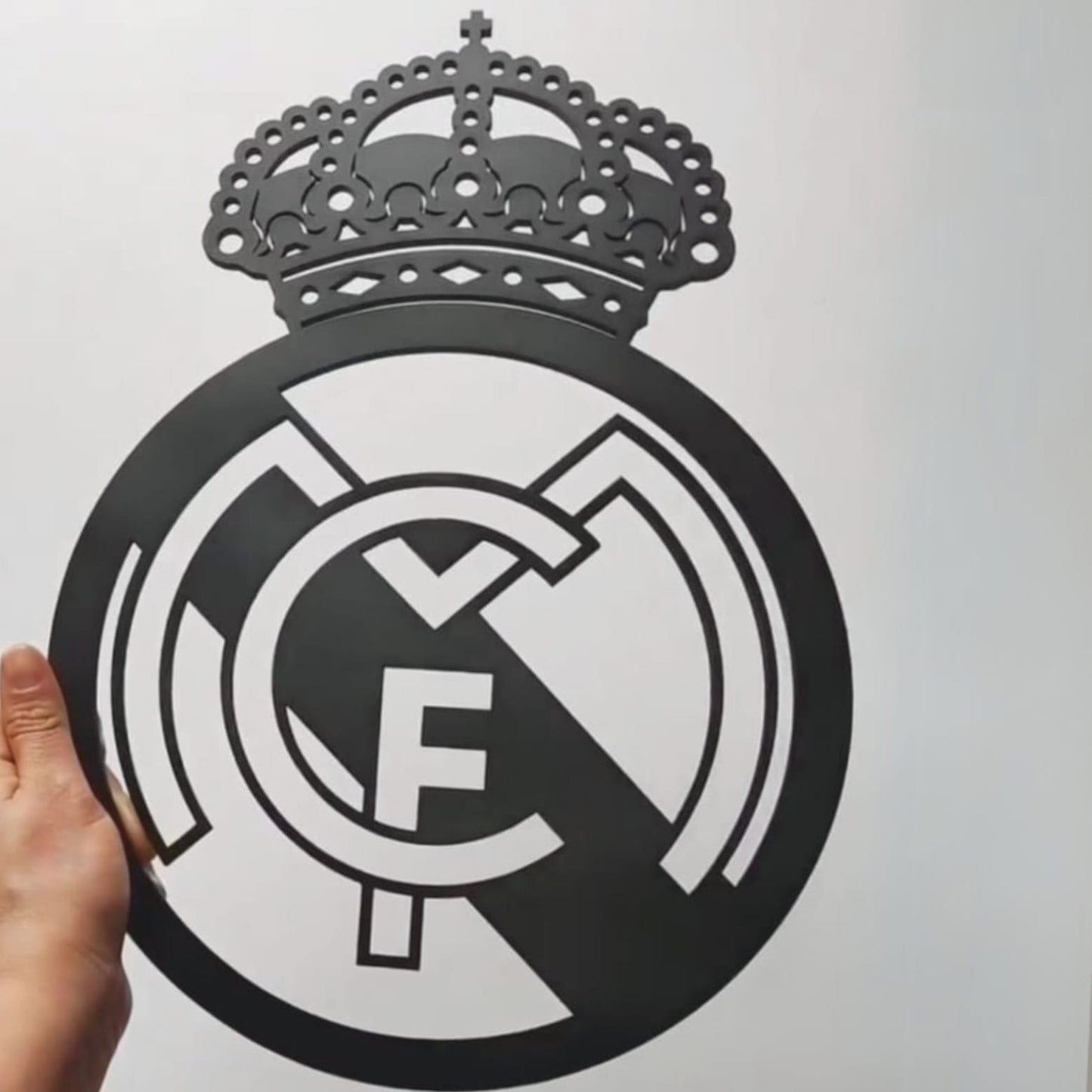 Cuadro escudo Real Madrid decorativo en MDF