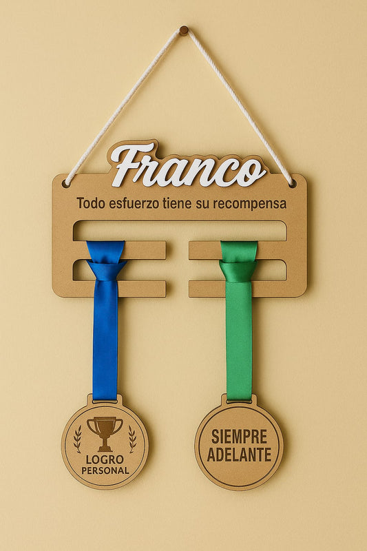 Medallero personalizado